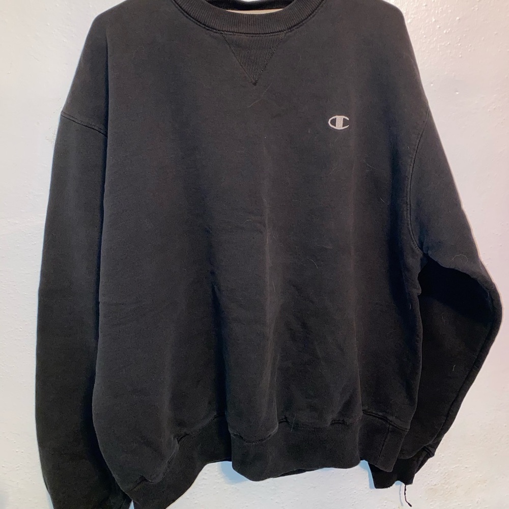 Champion Black Pullover